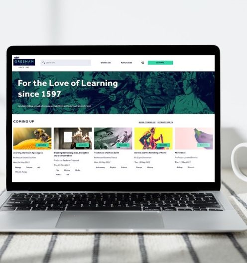 The new site for Gresham College has gone live