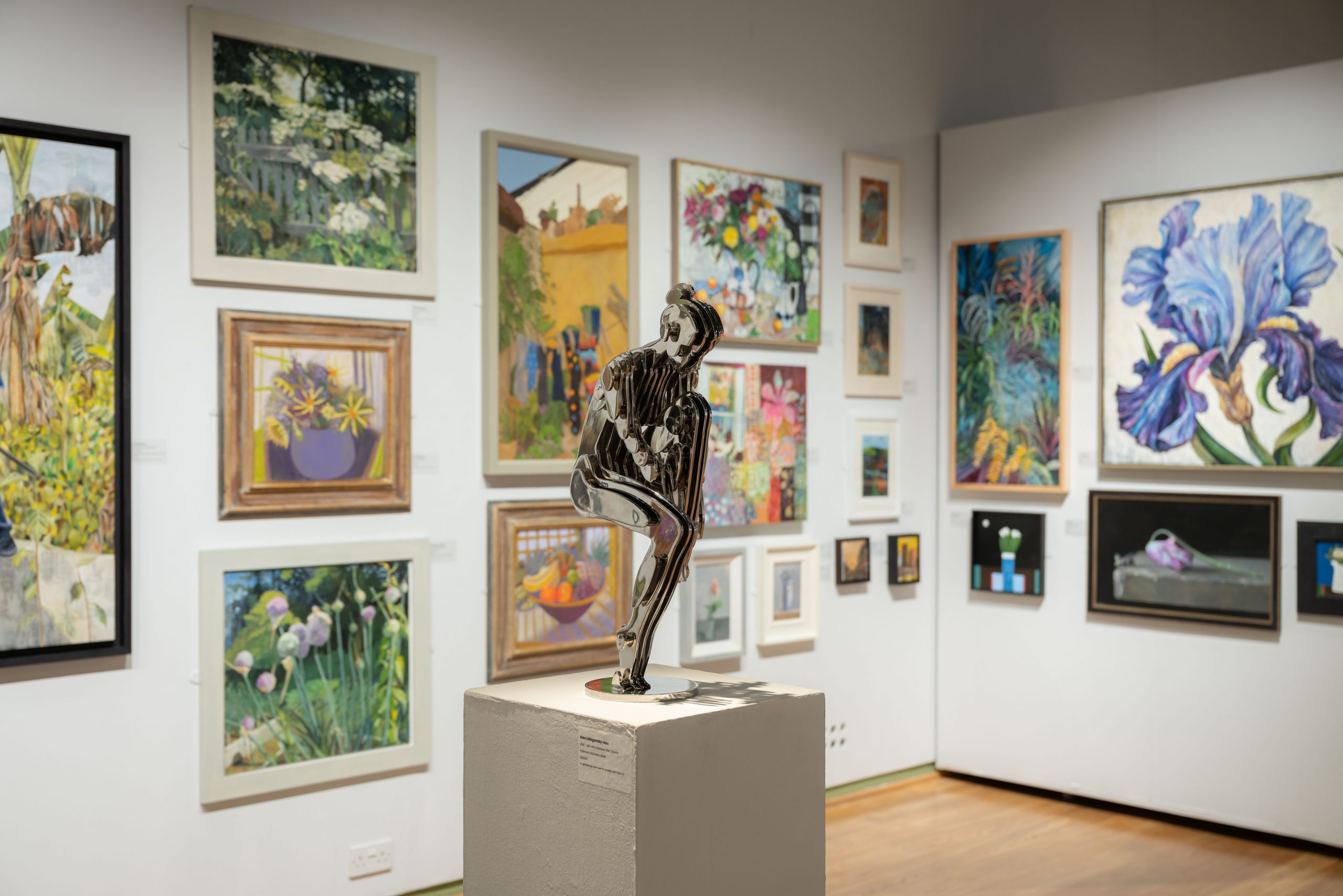 Art work and piece on display at Mall Galleries